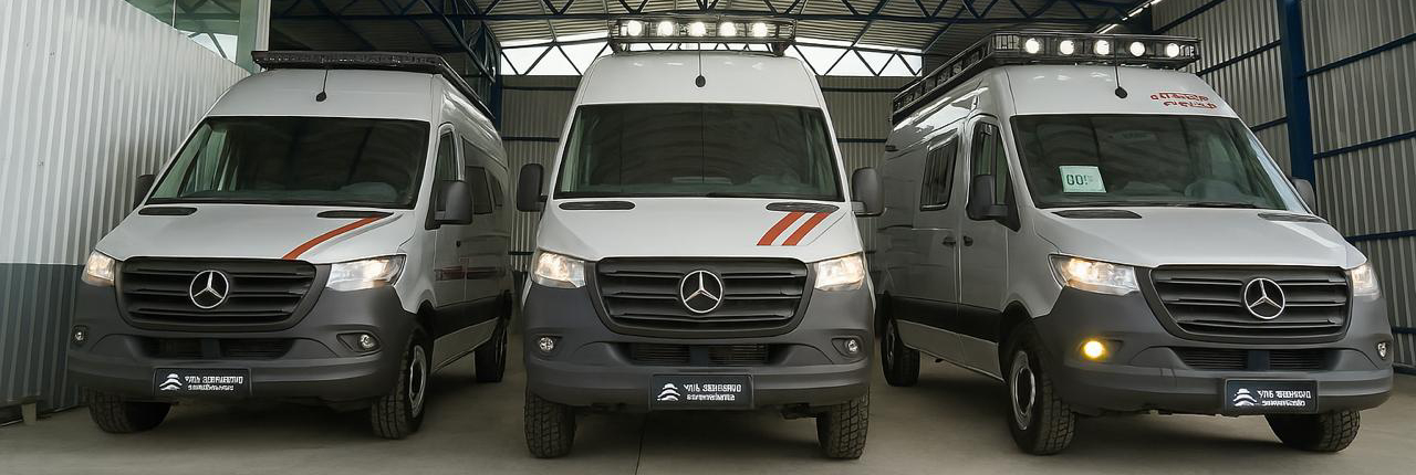 Interior luxuoso de motorhome