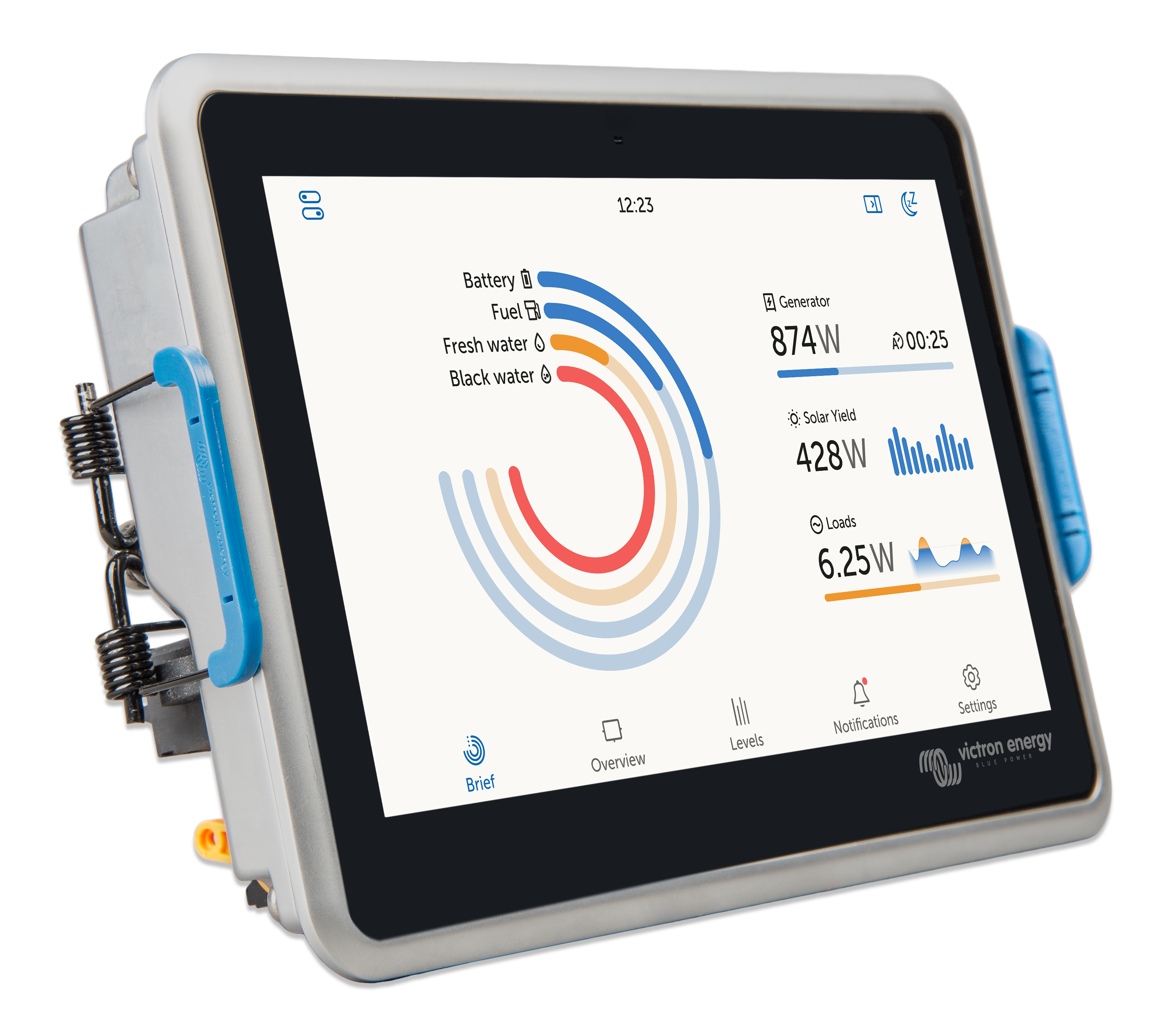 Victron Energy monitoring tablet